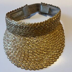 Hemlock Capri raffia visor